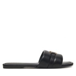 Klapki MEXX. Czarne klapki damskie Mexx, bez wzorów, bez obcasa, bez zapięcia. Za 139.99 zł.