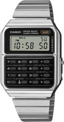 Zegarek Casio Zegarek męski Casio CA-500WE-1AEF srebrny. Szare zegarki męskie Casio, bez wzorów, srebrne. Za 349.00 zł.