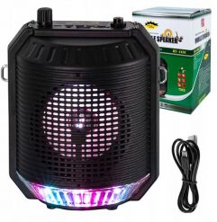 Głośnik Bluetooth Boombox Mobilny Usb Radio Led Bezprzewodowy Przenośny Mp3. Głośniki przenośne T&G. Za 75.57 zł.