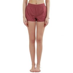 Szorty plażowe damskie Elderberry Boardshort. Czerwone szorty damskie FUNDANGO, bez wzorów, sportowe. Za 122.00 zł.