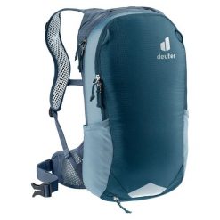 Plecak rowerowy Deuter Race Air 10 - atlantic/ink. Niebieskie plecaki męskie Deuter, bez wzorów, z materiału, sportowe. Za 404.79 zł.