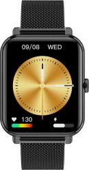 Smartwatch Garett GRC Classic Czarny Stalowy. Czarne zegarki smartwatch GARETT, bez wzorów. Za 168.78 zł.