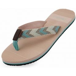 Klapki Damskie Alpine Pro Anara 36 - Komfort i Styl na Lato. Zielone klapki damskie Alpine Pro, na lato, bez wzorów, eleganckie, bez obcasa, bez zapięcia. Za 129.99 zł.