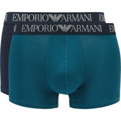 Emporio Armani 2-pack Bokserki Niebieski. Niebieskie bokserki męskie Emporio Armani, bez wzorów, z bawełny. Za 188.95 zł.