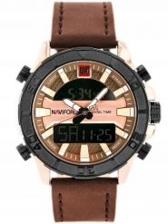 Zegarek Naviforce ZEGAREK MĘSKI NAVIFORCE - NF9114 - brown/rosegold. Brązowe zegarki męskie Naviforce, bez wzorów. Za 240.24 zł.