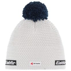 Czapka dla dorosłych Jamie Pompon MÜ RL SKA. Brązowe czapki damskie Eisbar, na zimę, bez wzorów, z poliakrylu. Za 243.99 zł.