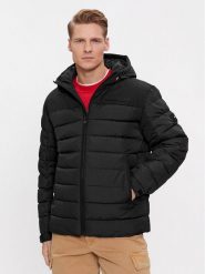 Tommy Hilfiger Kurtka przejściowa MW0MW33735 Czarny Regular Fit. Czarne kurtki męskie Tommy Hilfiger, m, bez wzorów, z syntetyku, bez kaptura. Za 1,199.00 zł.