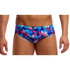 Kąpielówki męskie Funky Trunks Messy Messy Messy - slipy. Niebieskie kąpielówki męskie Funky Trunks, m, bez wzorów. Za 139.00 zł.