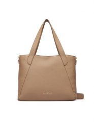 Valentino Torebka Thaoe Re VBSA5M02 Beżowy. Brązowe shopperki damskie Valentino, bez wzorów, ze skóry, bez dodatków. Za 749.99 zł.