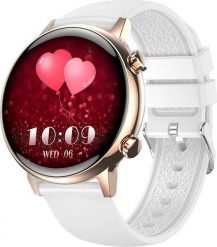 Smartwatch Enter SAT.110.532 Biały. Białe zegarki smartwatch Enter, bez wzorów. Za 289.00 zł.