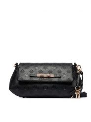 Guess Torebka Carmella HWPD22 25200 Czarny. Czarne listonoszki damskie Guess, z aplikacjami, ze skóry, bez dodatków. Za 584.99 zł.