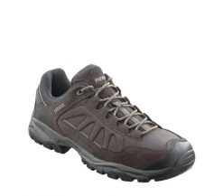 Buty trekkingowe Meindl Nebraska. Brązowe trekkingi męskie MEINDL, z materiału, bez zapięcia. Za 756.00 zł.