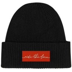 Odzież Beanies unisex SkatePro RIDE THE LINE Czapka Beanie - Czarny. Czarna czapki damskie SKATEPRO, bez wzorów. Za 75.99 zł.