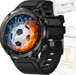 Smartwatch Rubicon Zegarek SMARTWATCH Rubicon KE96 black with black. Czarne zegarki smartwatch Rubicon, bez wzorów. Za 249.00 zł.