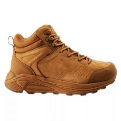 Buty trekkingowe męskie Magnum Brag Mid WP V - brązowe, Rozmiar buta 42. Brązowe trekkingi męskie MAGNUM, z meshu, bez zapięcia. Za 229.99 zł.