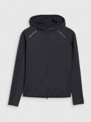 4F Bluza rowerowa szybkoschnąca damska - czarna M. Czarne bluzy damskie 4F, l, bez wzorów, z dzianiny, klasyczne, bez ramiączek, bez kaptura. W wyprzedaży za 229.99 zł.