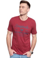 MUSTANG Alex C Print 1009936 7145. T-shirty męskie Mustang, m, bez wzorów, bez kołnierzyka, bez ramiączek. Za 69.99 zł.