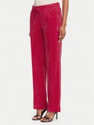 Juicy Couture Spodnie dresowe Tina JCAPW045 Czerwony Regular Fit. Czerwone spodnie dresowe damskie Juicy Couture, bez wzorów, z dresówki. Za 379.99 zł.