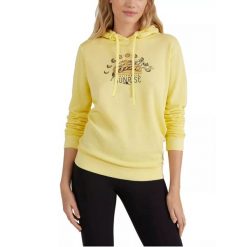 Bluza damska z kapturem O'Neill Sunrise. Żółte bluzy damskie O'Neill, m, bez wzorów, sportowe, bez ramiączek, z kapturem. Za 299.00 zł.