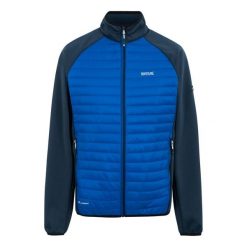 Męska Kurtka Hybrydowa Clumber. Niebieskie kurtki męskie Regatta, m, bez wzorów, z puchu, sportowe, bez kaptura. Za 193.99 zł.