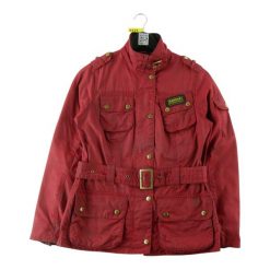 Second life - Barbour kurtka damska woskowana Rainbow - Stan dobry. Czerwone kurtki sportowe damskie Barbour, l, bez wzorów, z tkaniny, bez ramiączek, bez kaptura, trekkingowe. Za 383.36 zł.