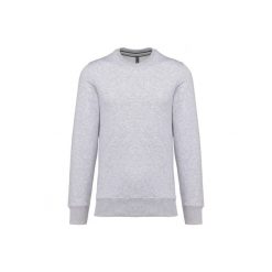 Bluza z okrągłym dekoltem Kariban. Szare bluzy męskie KARIBAN, m, bez wzorów, bez ramiączek, bez kaptura. Za 178.50 zł.