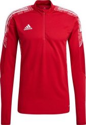 Adidas Bluza męska adidas Condivo 21 Training Top Primeblue czerwona GH7155. Czerwone bluzy męskie Adidas, m, bez wzorów, bez ramiączek, bez kaptura. Za 179.49 zł.