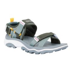 Sandały Damskie Blaze. Zielone sandały damskie Regatta, bez wzorów, z gumy, z otwartym noskiem, bez obcasa, bez zapięcia. Za 233.99 zł.