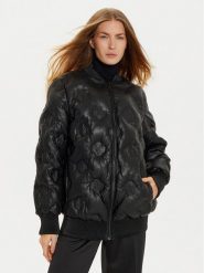 Guess Kurtka skórzana Marianne W4BL60 WGB20 Czarny Regular Fit. Czarne kurtki damskie Guess, m, z aplikacjami, z syntetyku, bez kaptura. Za 769.99 zł.