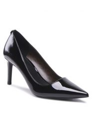 MICHAEL Michael Kors Szpilki Alina Flex Pump 40F2HNMP2A Czarny. Czarne szpilki damskie MICHAEL Michael Kors, bez wzorów, ze skóry, bez obcasa, na szpilce, bez zapięcia. Za 399.99 zł.
