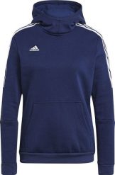 Adidas Bluza adidas TIRO 21 Sweat Hoody W GK9678 GK9678 granatowy S. Niebieskie bluzy damskie Adidas, s, bez wzorów, bez ramiączek, bez kaptura. Za 142.10 zł.