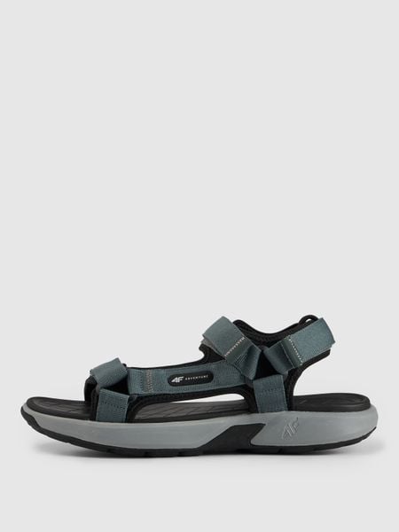 4F Sandały SVING męskie - szare 41. Szare sandały męskie 4F, na lato, bez wzorów, z gumy, bez zapięcia. W wyprzedaży za 99.99 zł.