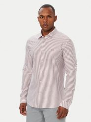 BOSS Koszula Mysoft 50519748 Czerwony jasny Slim Fit. Czerwone koszule męskie Boss, m, bez wzorów, z bawełny, bez kołnierzyka, bez ramiączek. Za 499.99 zł.