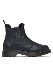 Dr. Martens Sztyblety 2976 Leonore II DM41416001 Czarny. Czarne botki damskie Dr. Martens, bez wzorów, ze skóry, bez obcasa, na płaskiej podeszwie, bez zapięcia. Za 989.99 zł.