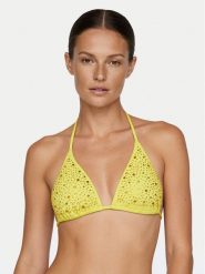 Guess Góra od bikini E6GJ34 MC040 Zielony. Zielone bikini Guess, z aplikacjami, z syntetyku. Za 319.99 zł.