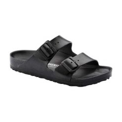 Sandały Damskie Arizona EVA. Czarne sandały damskie Birkenstock, bez wzorów, bez obcasa, bez zapięcia. Za 364.99 zł.