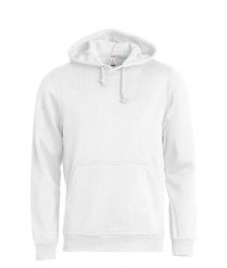 Clique Basic Hoody bluza z kapturem unisex – white. Białe bluzy damskie CLIQUE, xl, bez wzorów, z bawełny, bez ramiączek, z kapturem. Za 172.80 zł.