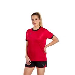 Damski jersey Erima Mantua. Czarne koszulki sportowe damskie Erima, bez wzorów, z jersey, bez zapięcia, rowerowe. Za 149.00 zł.