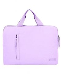 Torba na laptopa WINGS SOLENNE 15,6 cala PURPLE. Fioletowe torby na laptopa damskie Wings, bez wzorów, z materiału. Za 79.90 zł.