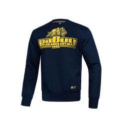 Bluza męska Pitbull TAG Arka Gdynia. Niebieskie bluzy męskie PITBULL, m, bez wzorów, sportowe, bez ramiączek, bez kaptura. W wyprzedaży za 219.00 zł.