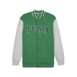 Bluza Sportowa Męska Puma Squad Tr. Zielone bluzy sportowe męskie Puma, m, bez wzorów, bez kaptura. Za 189.99 zł.
