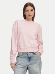 Karl Lagerfeld Jeans Bluza B2W20039 Różowy jasny Regular Fit. Czerwone bluzy damskie Karl Lagerfeld Jeans, xl, bez wzorów, z bawełny, bez ramiączek, bez kaptura. Za 543.99 zł.