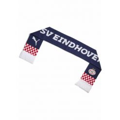 Szalik Essentials PSV Eindhoven PUMA Navy White Blue. Białe szaliki damskie Puma, bez wzorów. Za 109.00 zł.