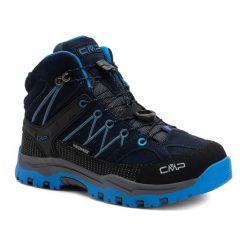 Buty trekkingowe juniorskie CMP Rigel Mid Wp. Niebieskie obuwie trekkingowe damskie CMP, bez zapięcia. Za 279.99 zł.