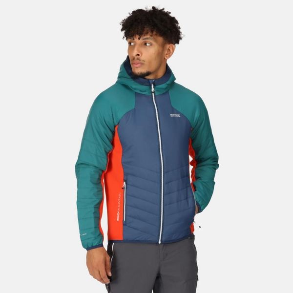 Kurtka z kapturem Regatta Trutton. Niebieskie kurtki męskie Regatta, na zimę, m, bez wzorów, z materiału, z kapturem. Za 135.99 zł.