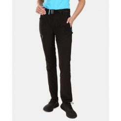 Damskie spodnie outdoorowe Kilpi BELVELA-W. Czarne spodnie sportowe damskie Kilpi, na lato, bez wzorów, sportowe, trekkingowe. Za 318.77 zł.