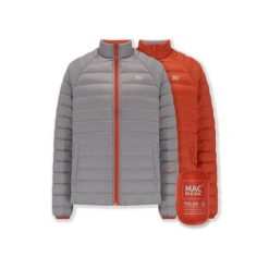 Kurtka puchowa Mac In A Sac. Brązowe kurtki męskie Mac In A Sac, bez wzorów, z puchu, sportowe, bez kaptura. Za 536.50 zł.