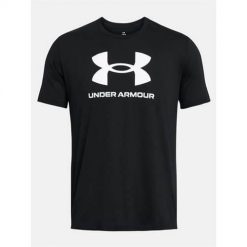 Koszulka sportowa męska Under Armour 1382911001. Czarne koszulki sportowe męskie Under Armour, m, bez wzorów, bez ramiączek, na fitness i siłownię. Za 99.00 zł.