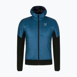 Kurtka męska Montura Enigma Hybrid. Niebieskie kurtki sportowe męskie MONTURA, na zimę, m, bez wzorów, bez kaptura, narciarskie. Za 829.99 zł.