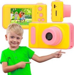 Aparat cyfrowy ExtraLink Extralink Kids Camera H8 Różowy | Aparat cyfrowy | 1080P 30fps, wyświetlacz 2.0. Aparaty kompaktowe ExtraLink. Za 83.00 zł.